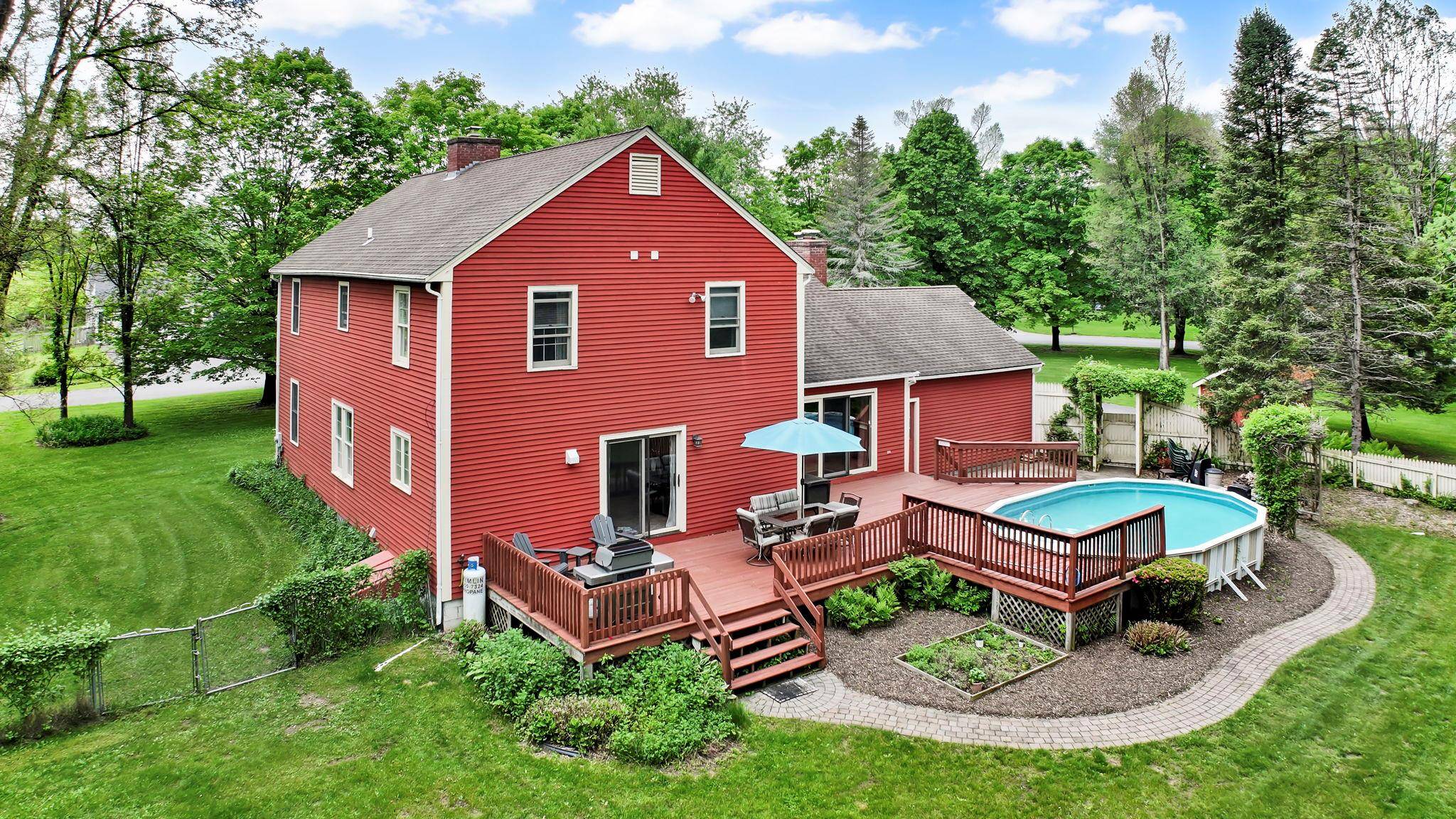 Nestled on a spacious corner lot within a charming subdivision, this meticulously cared for Colonial home is just minutes from the Historic Hamlet of Stone Ridge.