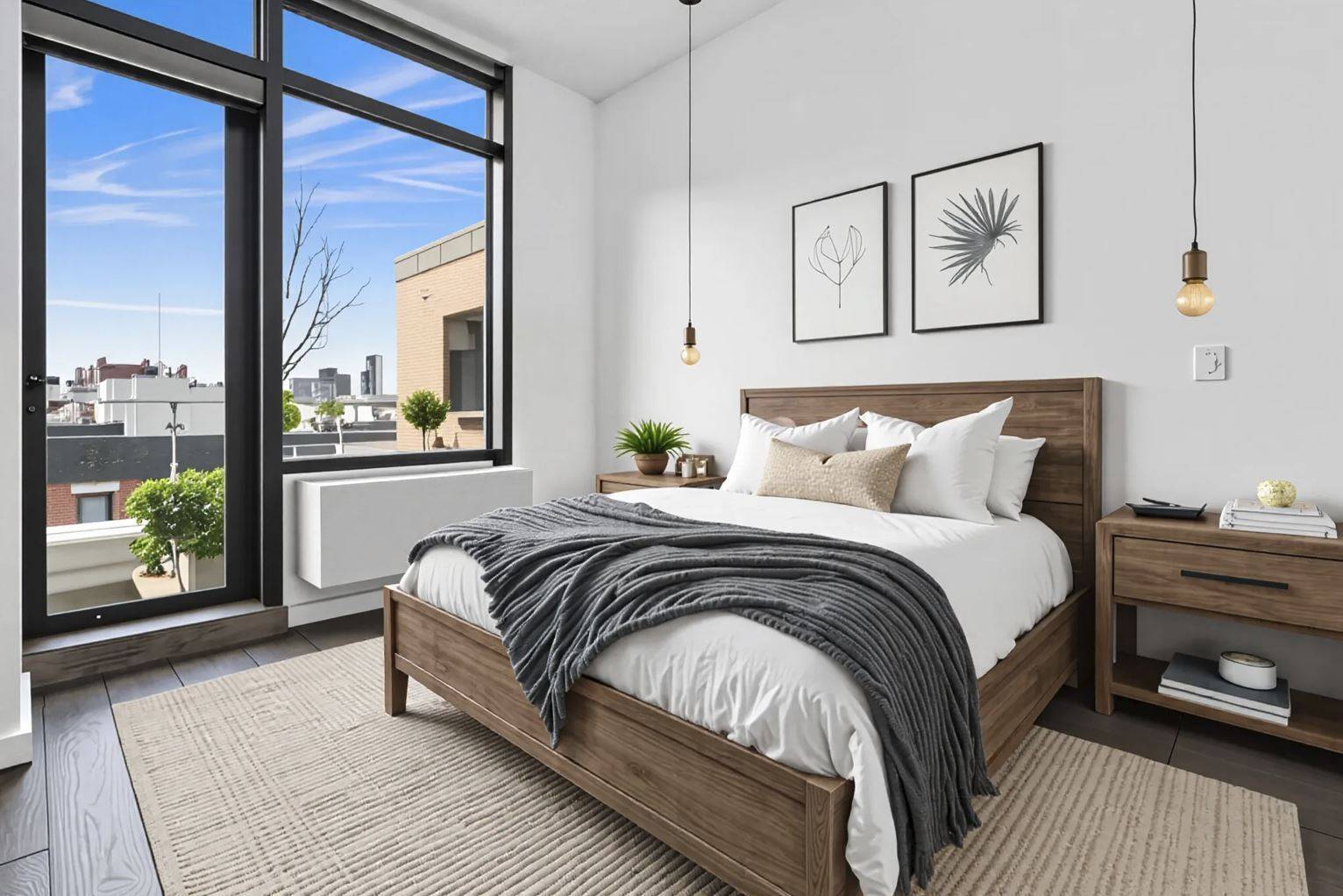 Step into this exceptional, sun drenched, south facing penthouse at The A Building an exquisite two bedroom, two and a half bathroom residence that seamlessly blends luxury, space, and breathtaking ...