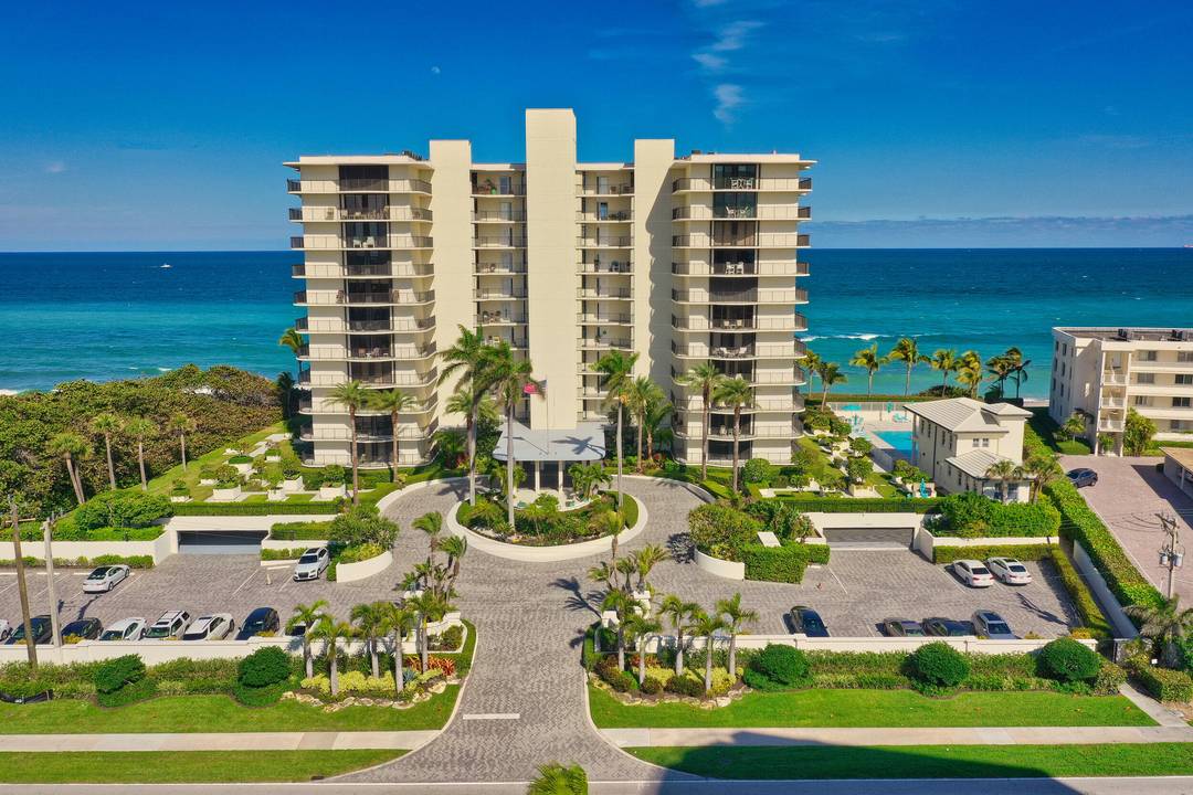 Exquisitely Remodeled, Oceanfront 3 Bedroom 2 Bath Condo in Highly Desirable Tequesta Towers on Jupiter Island.