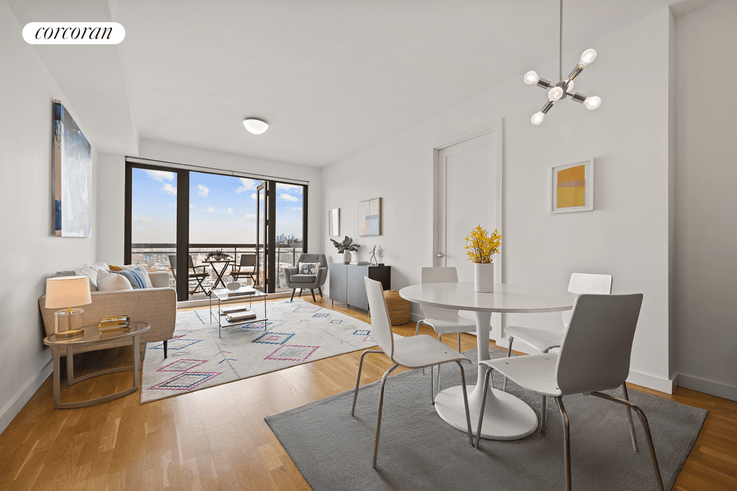 Welcome home to 500 4th Avenue, Apt 10i, a lovely two bed, two bath Condo with incredible skyline views of Manhattan and Brooklyn, as well as sweeping views of the ...