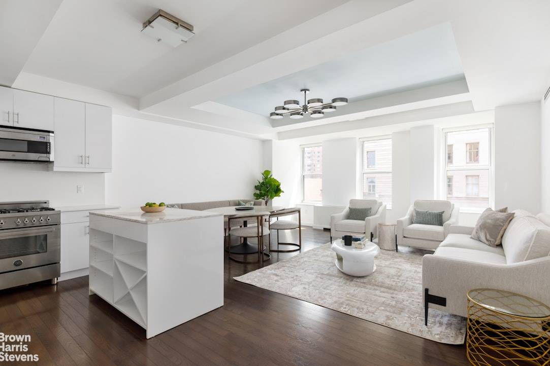 Located in a newly converted full service pre war condominium, this three bedroom, three and one half bathroom home is in mint condition.