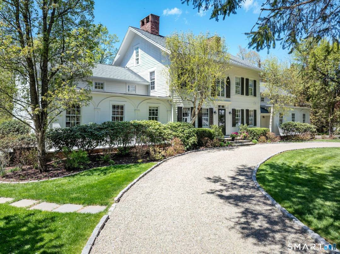 Set on 3 private acres of riverfront property, this classic 1700's colonial is timeless, composed, and rooted in Weston's earliest history.