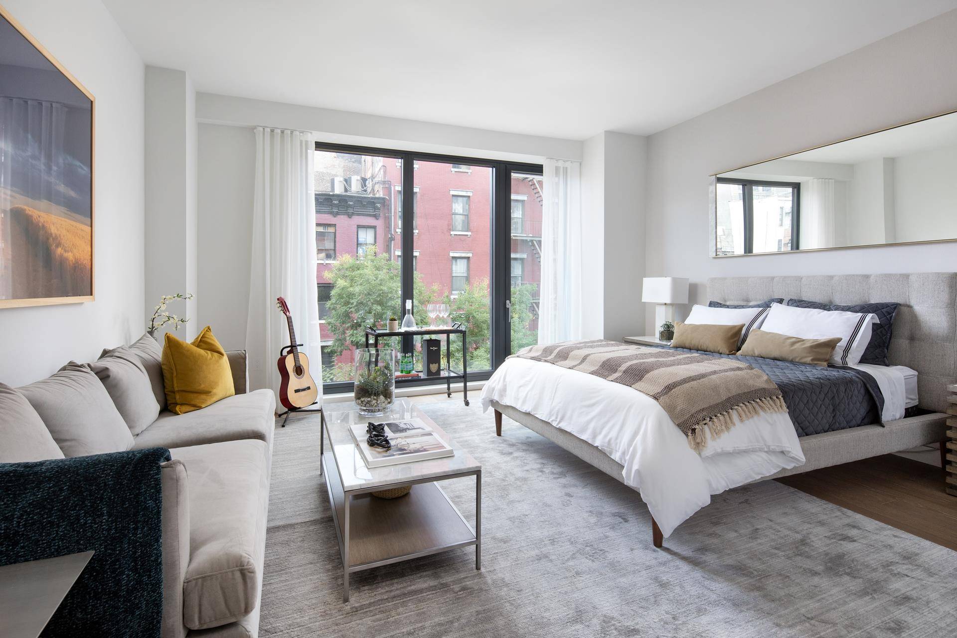A modern oasis in Midtown West, with fabulous outdoor living spaces.