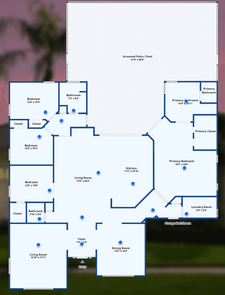 The serene Palm Beach Gardens lifestyle awaits in this remodeled, one level, four bedroom Pulte home in 'The Estates' at Crystal Pointe !