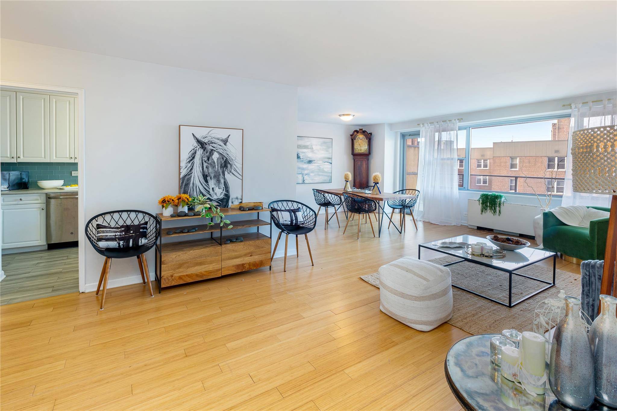 This spacious and move in ready two bedroom, two bathroom home at the luxurious Winston Churchill offers an ideal combination of style, comfort, and convenience.