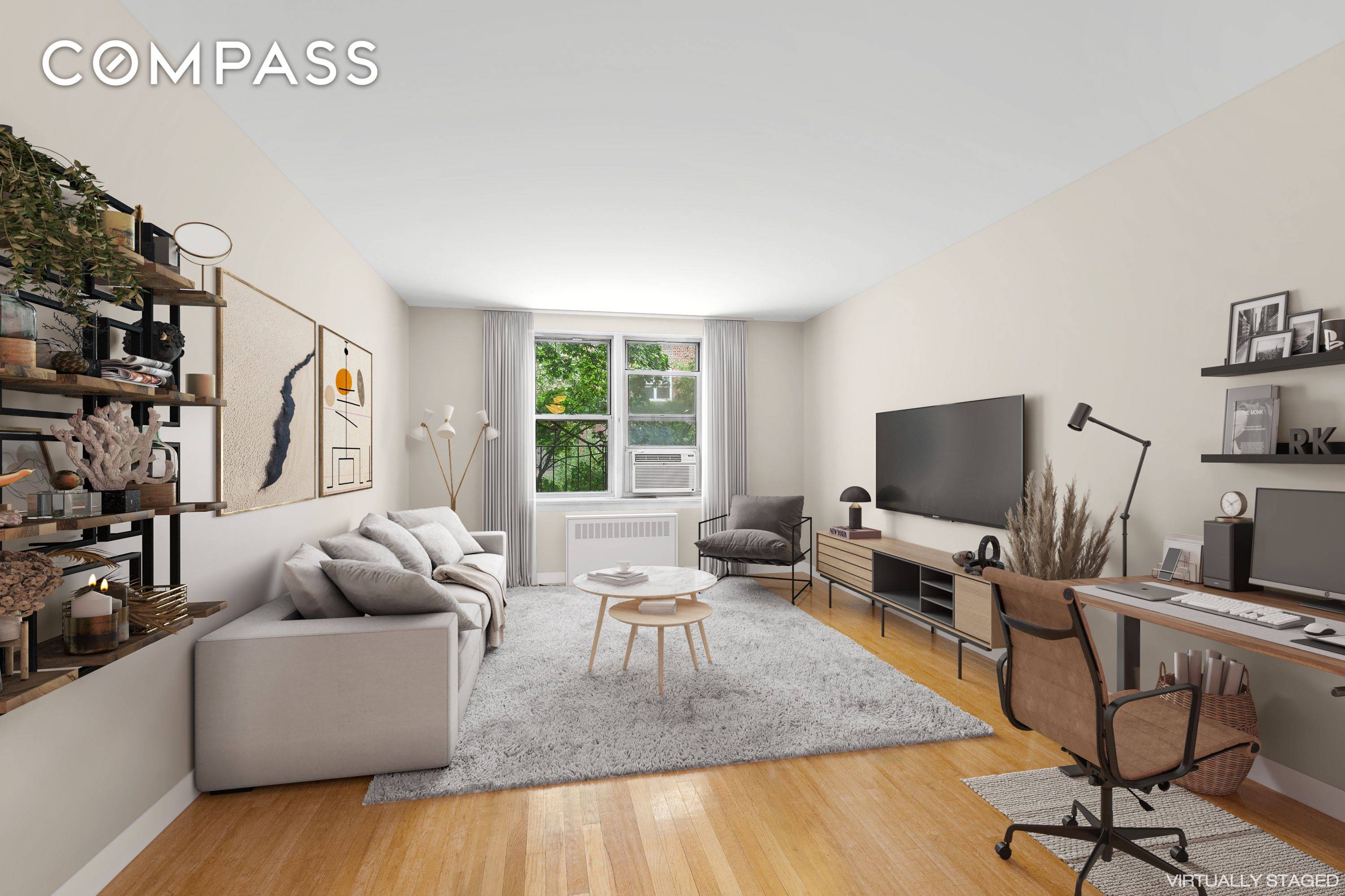 Sprawling Hudson Heights 2 Bedroom This gem is perfectly situated in the treeline overlooking sleepy Bennett Avenue with an airy tranquil quality that defines HOME.