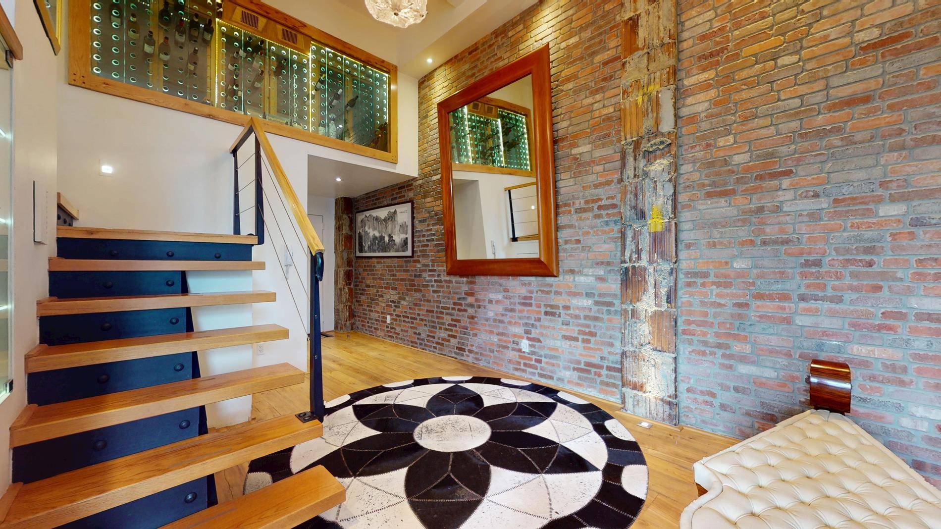 Upper Carnegie Loft with soaring 15ft ceiling height !