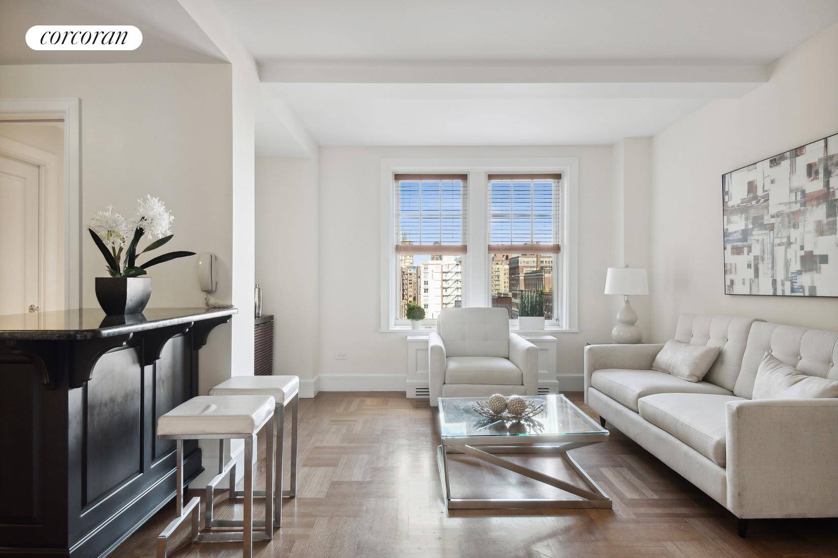 Sun filled High Floor Park Block Prewar Condo !