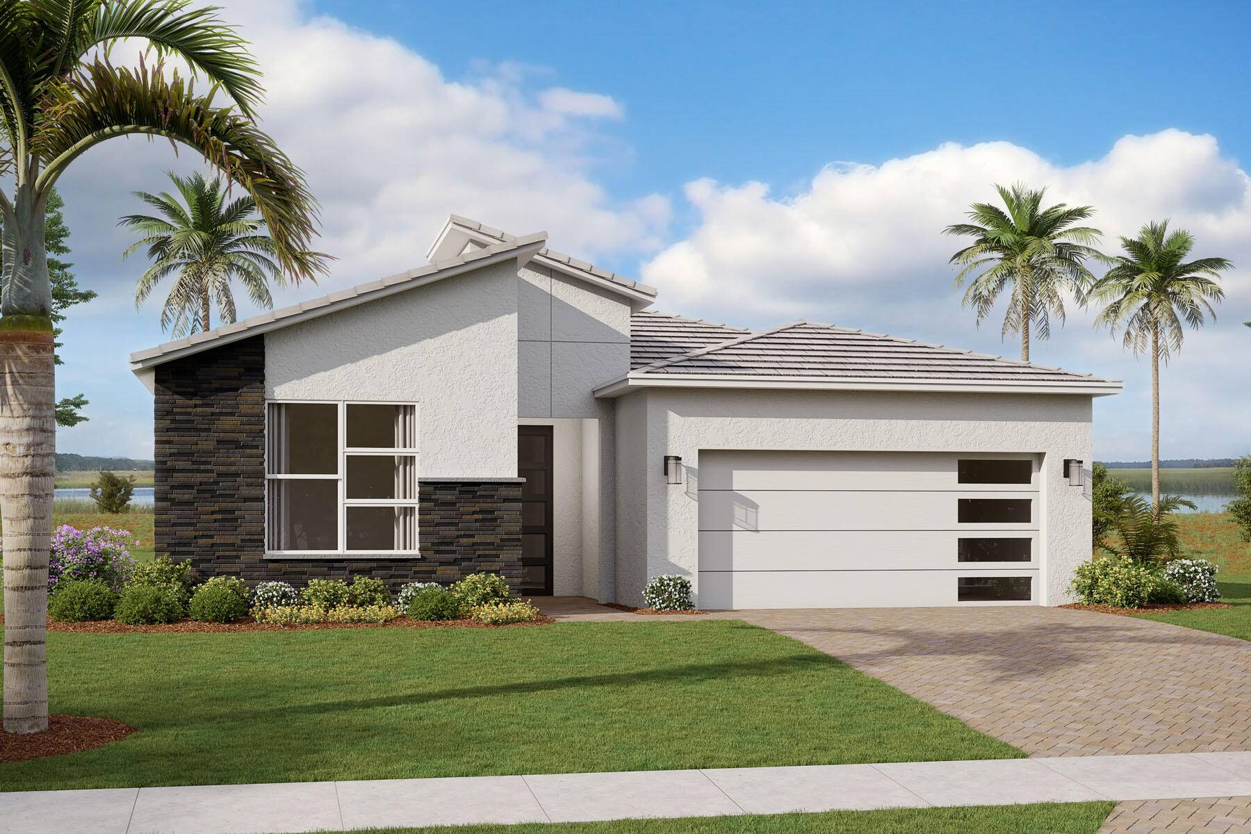 The popular 2 bedroom, 2 bathroom Haven floorplan in the Tranquility collection at Telaro feels roomy and inviting from the moment you step inside.