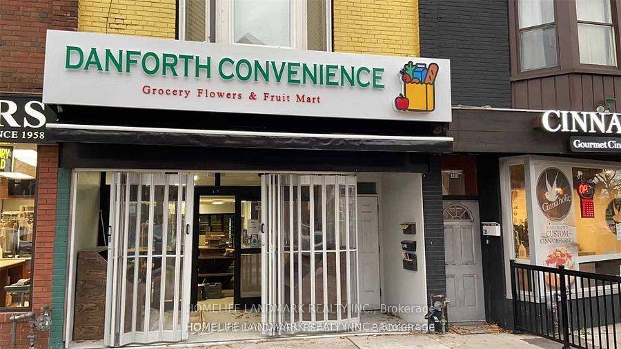 In Desirable Greektown On Danforth, Steps To Chester Station Subway And Easy Access To Dvp, Upper Level Of Retail Store.