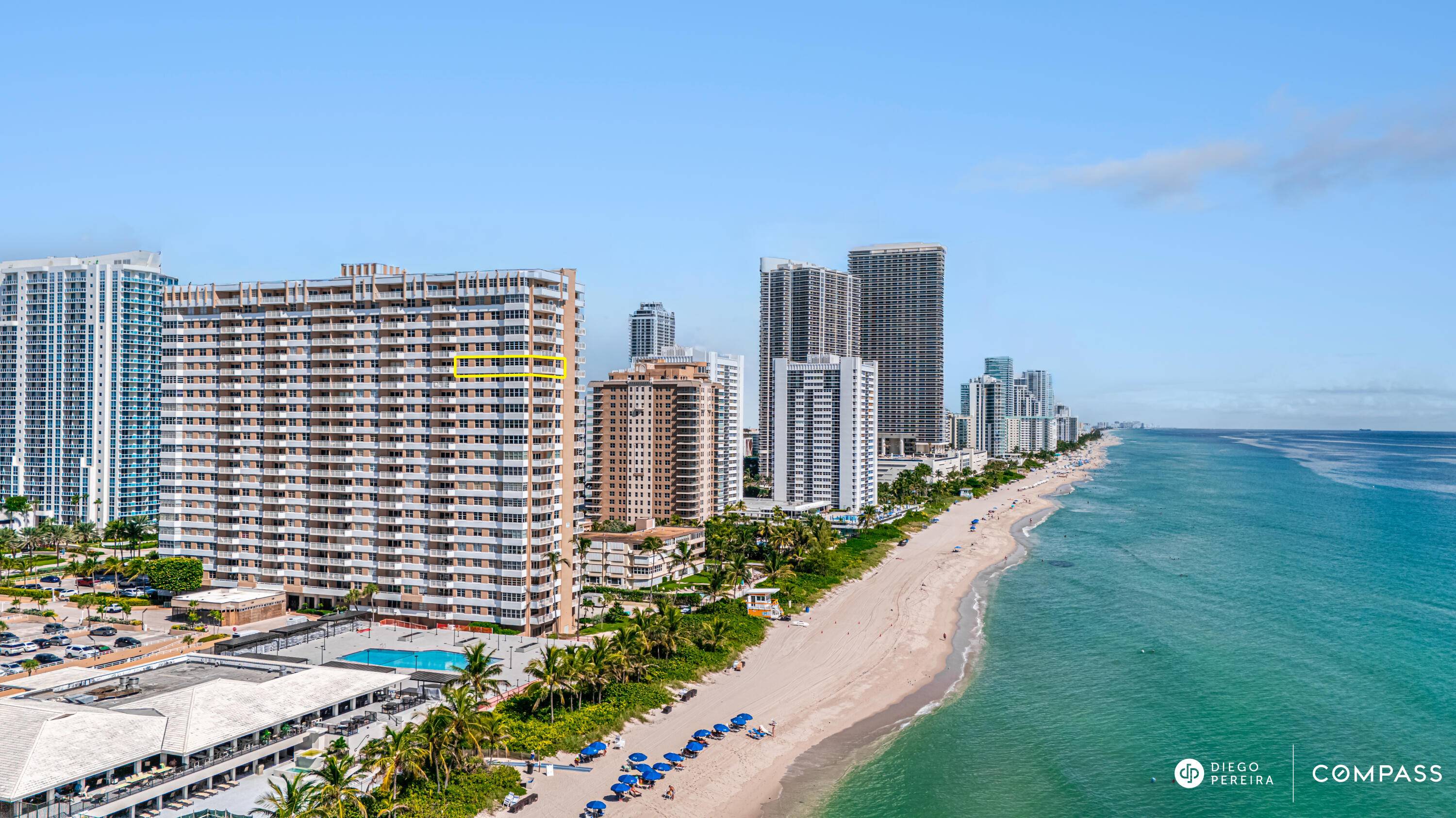Welcome to your slice of paradise at The Hemispheres a rare Q Line corner unit offering ocean views from every room !