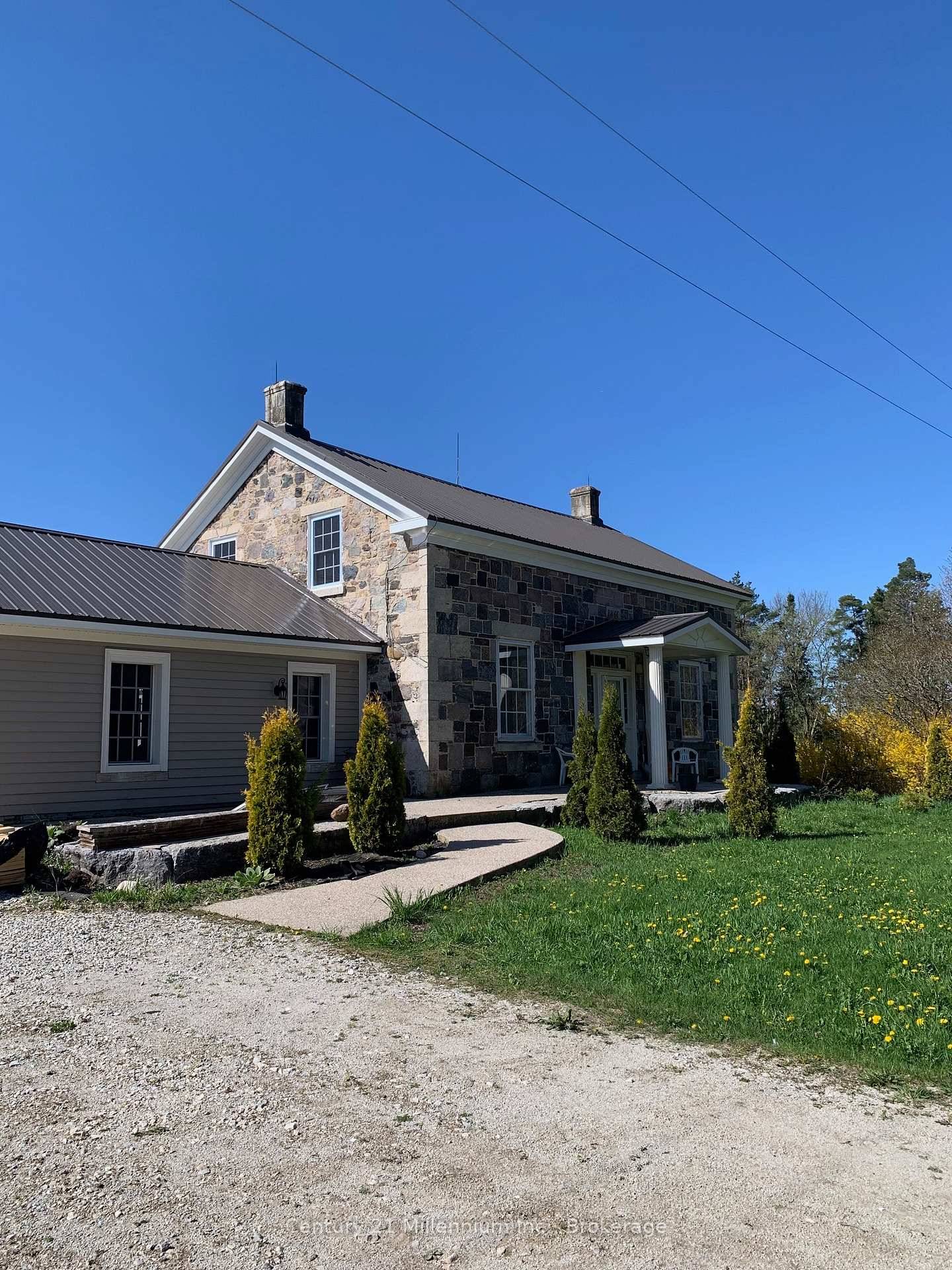 Welcome to this lovingly restored 1866 farmhouse, set on 100 acres in an idyllic rural setting, surrounded by peace and tranquility.