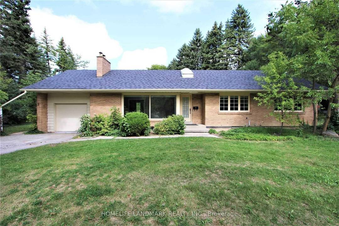 Gracefully set on an exceptional 100 x 250 ft lot, over half an acre of private, tree lined tranquility, this renovated bungalow is a rare jewel in one of Thornhills ...