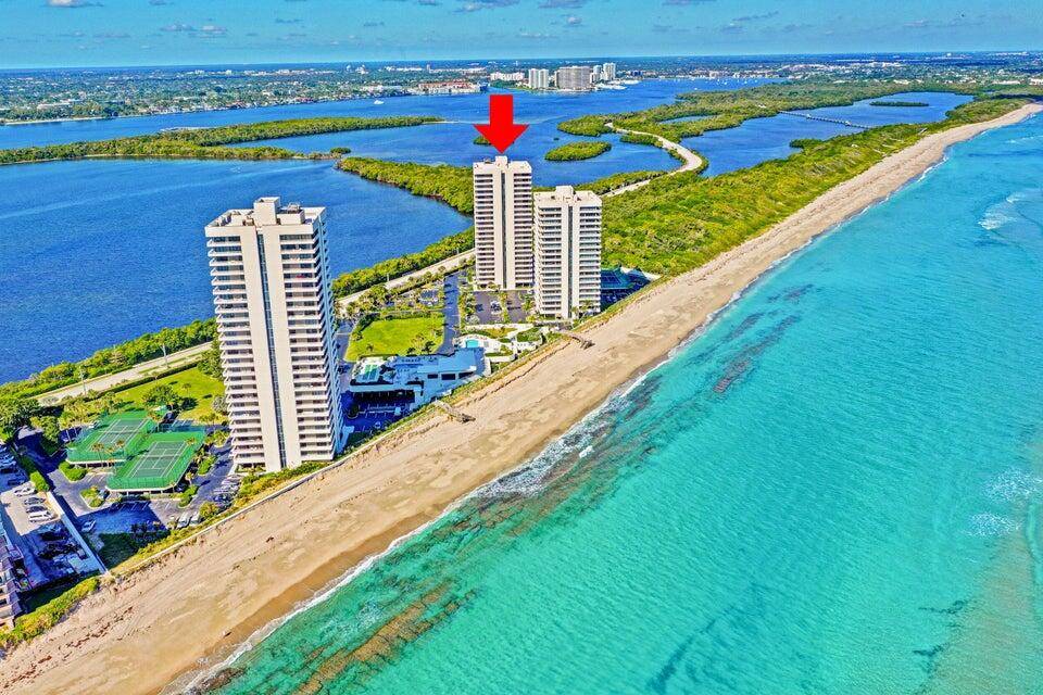 Spectacular ocean views, floor to ceiling impact glass sliding doors on SE sunny corner with 57 ft wrap balconies featuring the best dual views of ocean, Macarthur Beach Park intracoastal ...