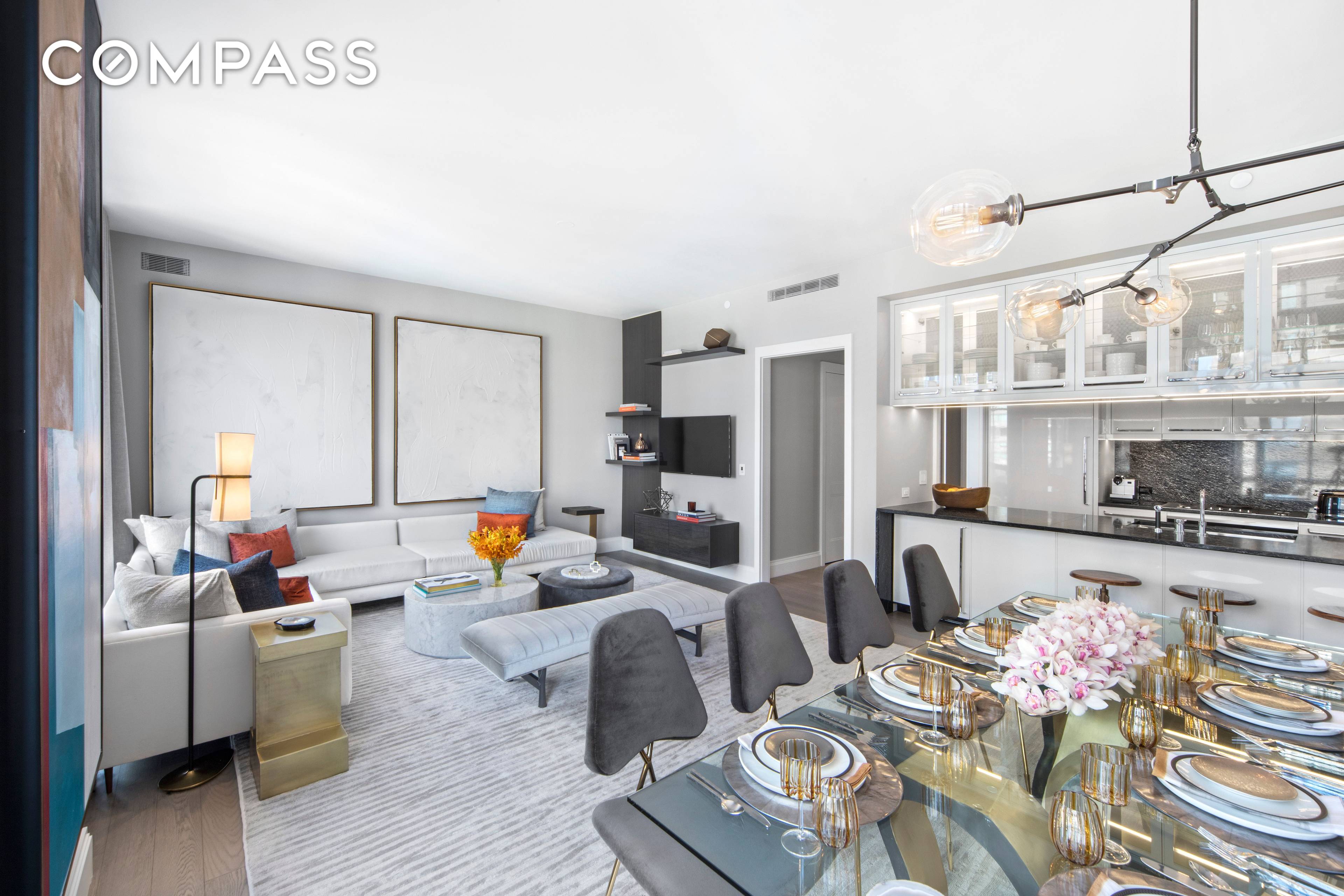 Discover the unparalleled luxury of this exceptional 3 bedroom, 3 bathroom residence at The Kent, a newly constructed and impeccably designed condominium.