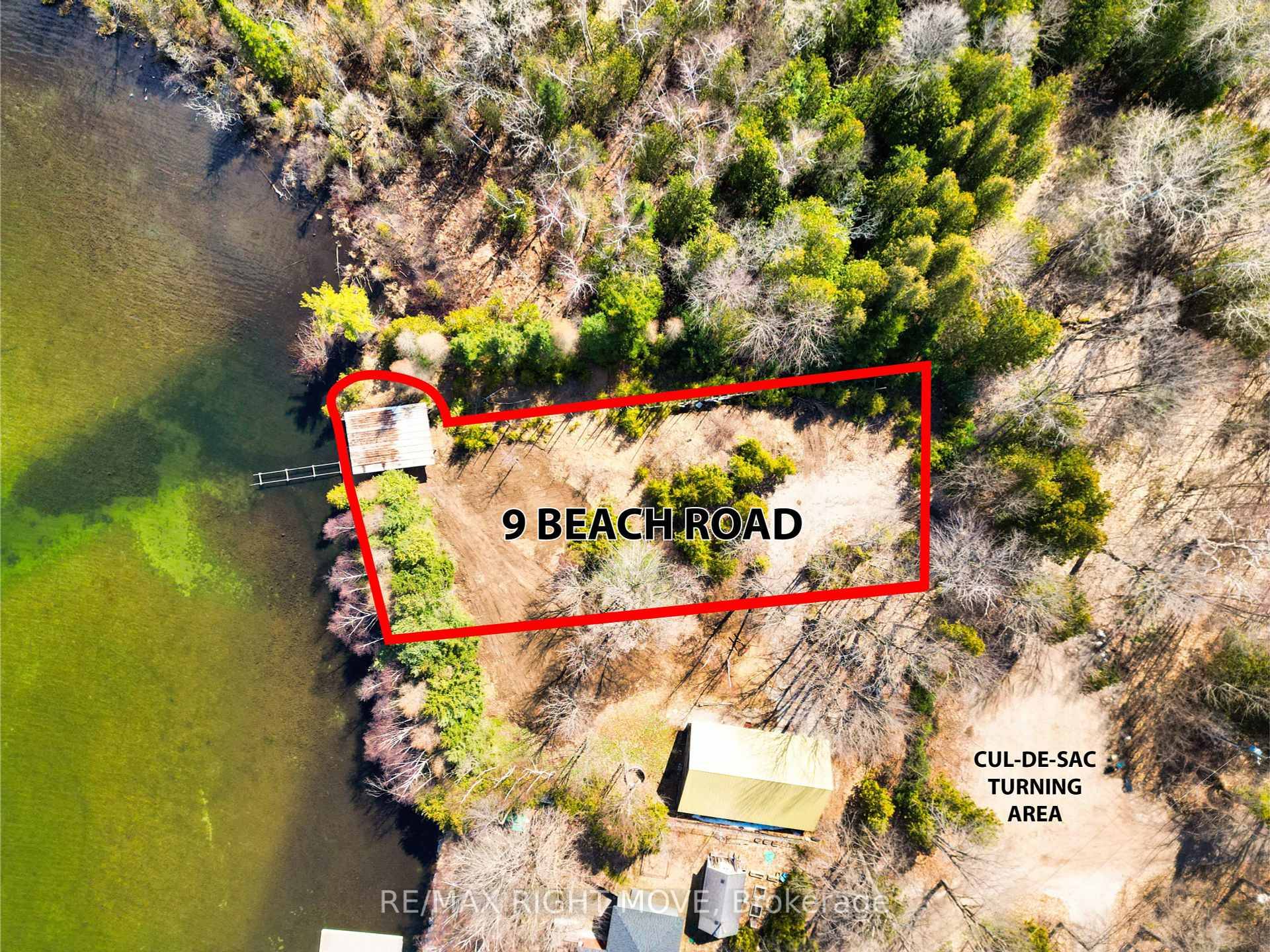 This private waterfront lot on Bass Lake has been partially cleared and is located minutes west of Orillia and 75 minutes from the GTA.