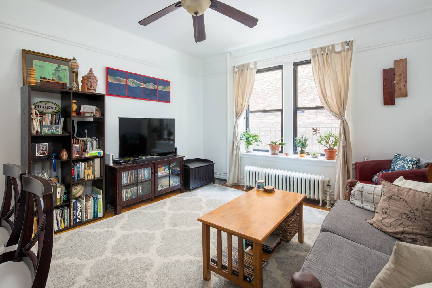 Pre War Charm Meets Modern Luxury in Prospect Heights Oversized one bedroom in the historic Traymore Condominium, blending pre war charm with modern upgrades.