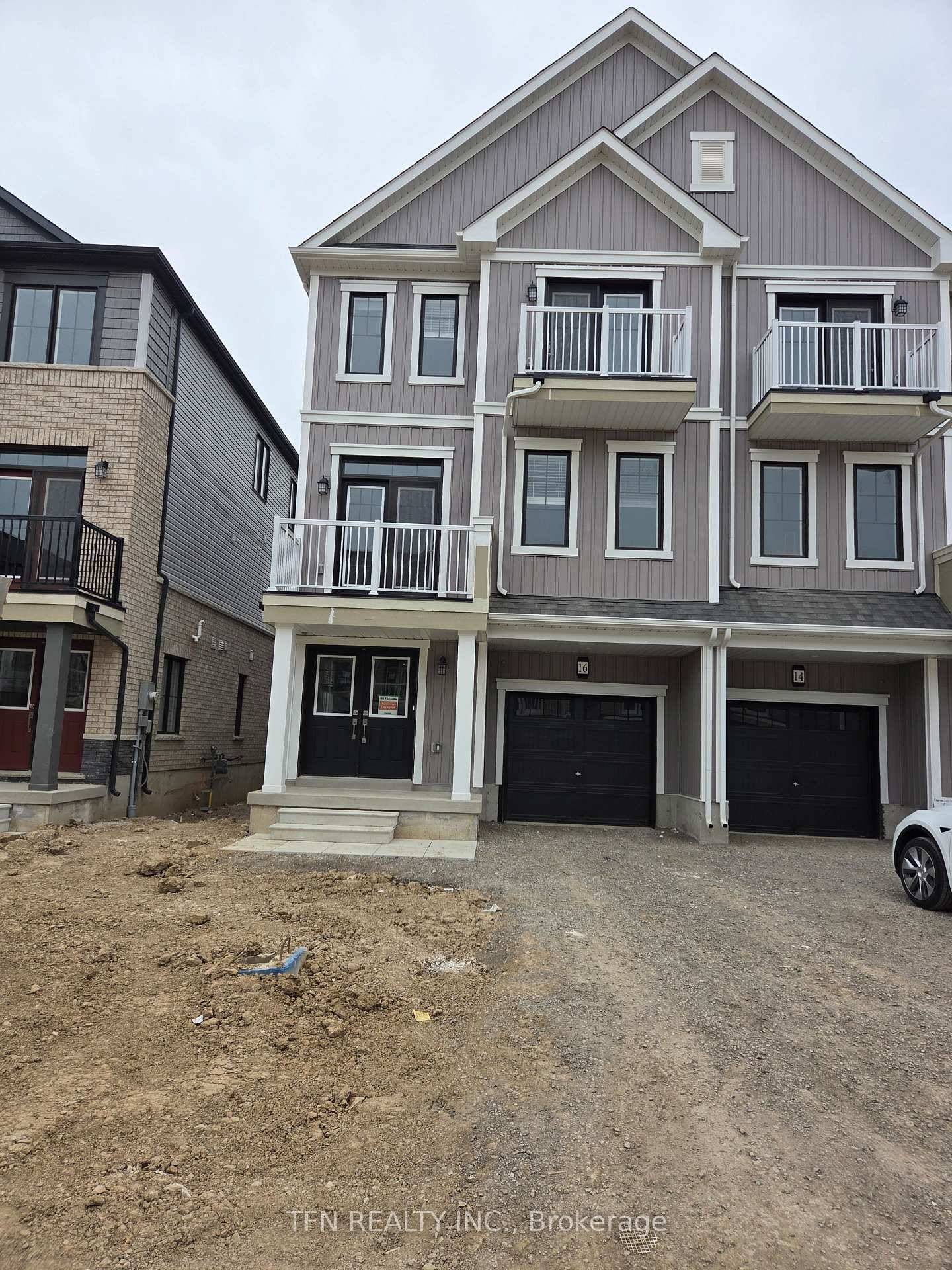 Step into this brand new, never before lived in townhome in the heart of Caledonia !