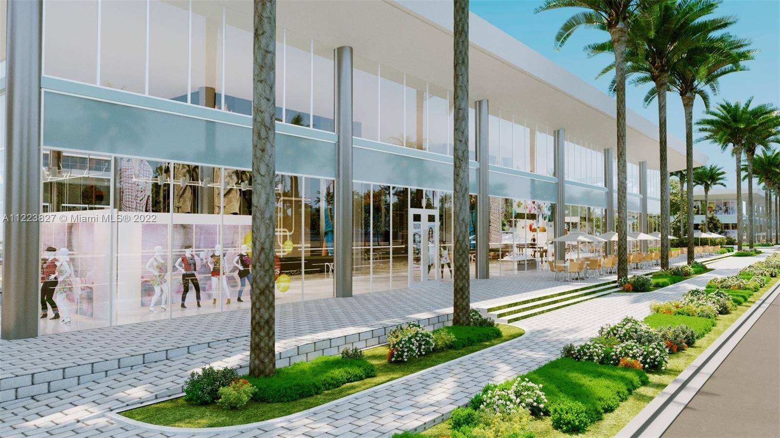 SALE FOR AVAILABLE NOW ! FIRST FLOOR WALKABLE RETAIL STOREFRONT AT OASIS HALLANDALE, DESIGNED BY ARQUITECTONICA.