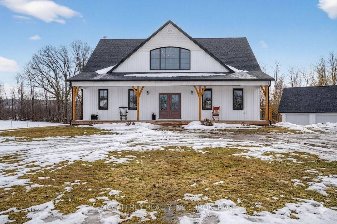 Welcome to 806 Newburgh Road, a stunning custom built 2019 modern farmhouse set on a picturesque country lot just minutes from Napanee.