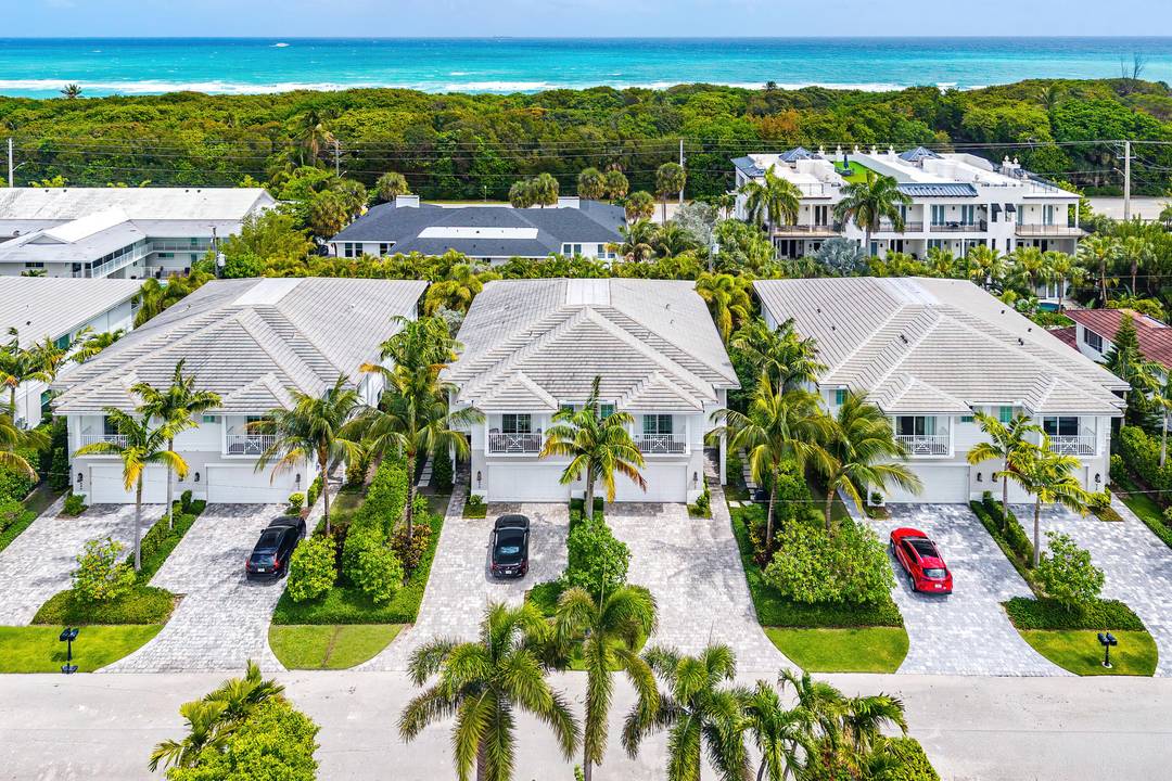 Experience refined coastal living just one block from the beach in Boca Raton Riviera in this impeccably designed 2020 built townhome offering 3 bedrooms, 3 full and 1 half baths.