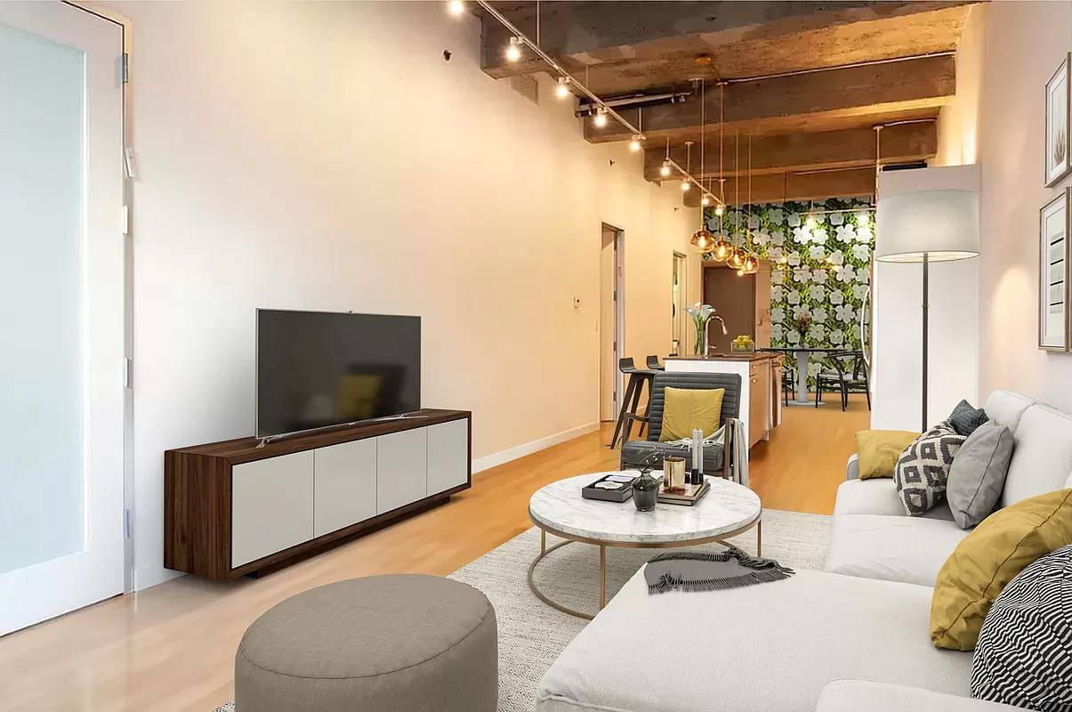 Don t miss this rare opportunity to rent a 2BR 2BA LOFT FULLY FURNISHED apartment in the heart of Midtown West.