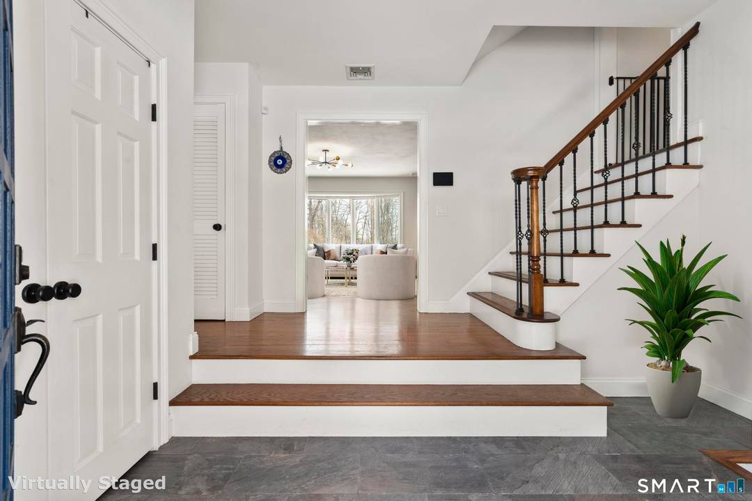 Recently renovated and ideally set on a full acre in sought after West Norwalk, this exceptional home borders Oak Hills Golf Course and offers a rare blend of privacy, open ...