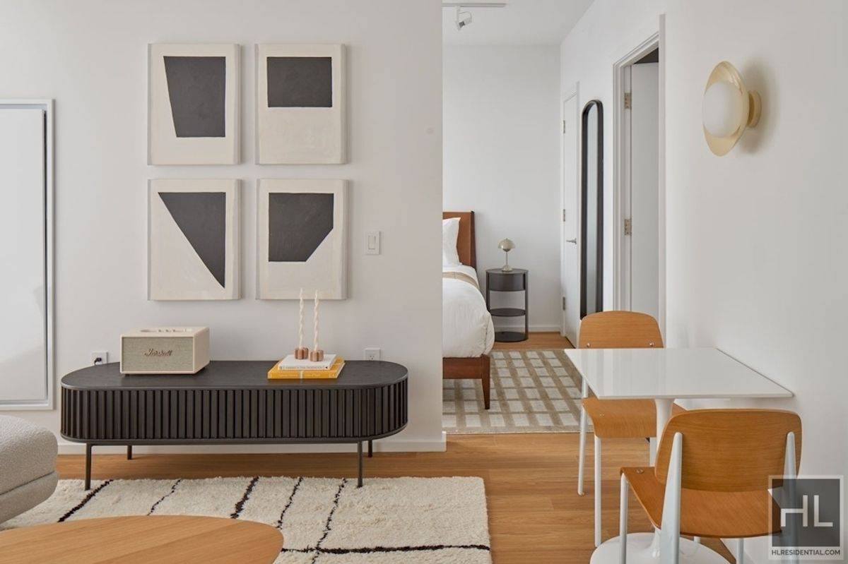 Welcome to your oasis of natural light and breathtaking scenery in this junior one bedroom residence, where the open plan living space is accented by sweeping south facing views of ...