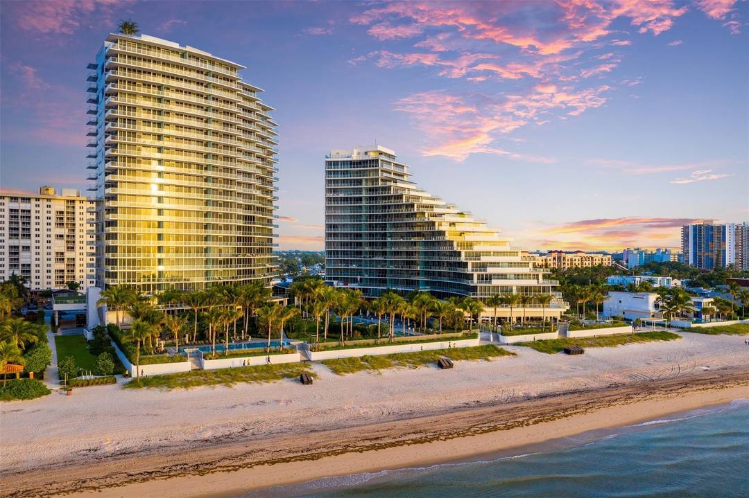 Perched high above the ocean at the iconic Auberge Beach Residences, Unit S2004 offers sweeping views of the Atlantic and Intracoastal from its private terrace.