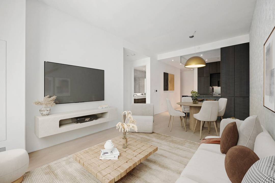 AVAILABLE FOR FEBRUARY 21 MOVE IN Welcome home to this bright and peaceful, high floor one bedroom apartment in acclaimed architect Sir David Adjaye's 130 William.