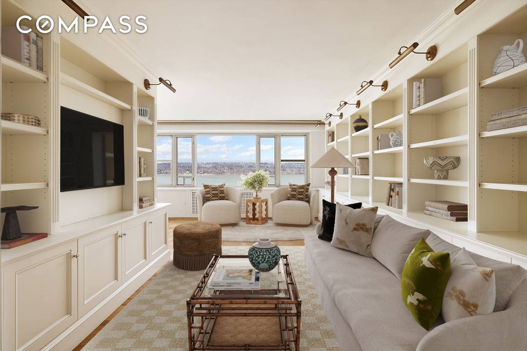 Panoramic Hudson River Views From Every Room Of This 3 Bedroom Welcome to Apartment 10 O at 900 West 190th Street, a high floor 3 bedroom, 2 bathroom home with ...
