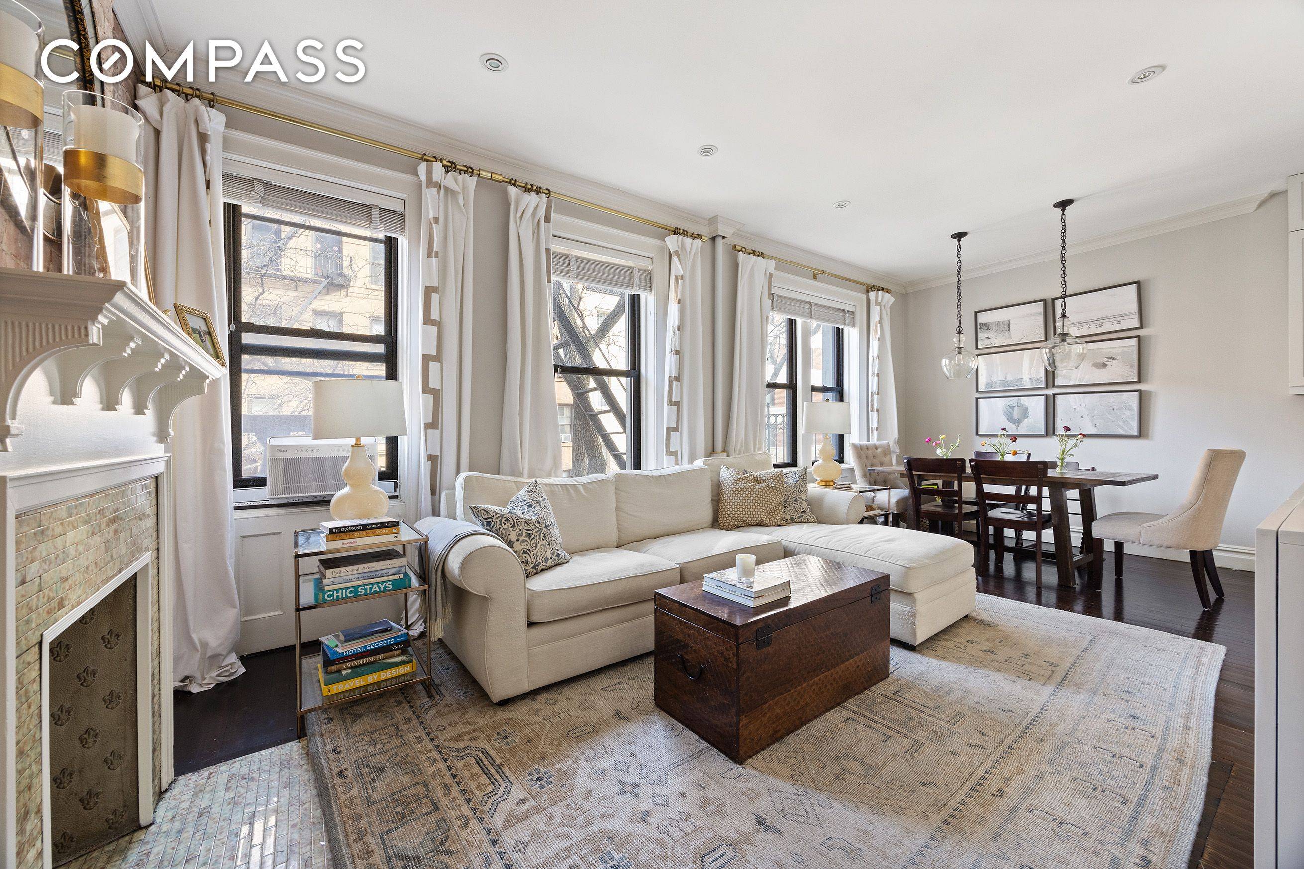 This charming three bedroom residence on a prime Chelsea block is available for rent March 15th !