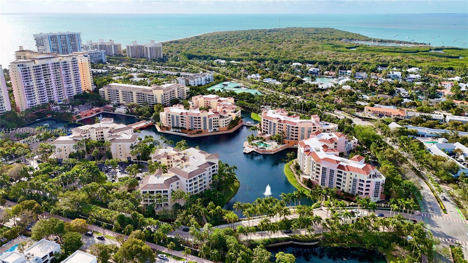 This bright and spacious 2 bedroom, 2 bathroom apartment is located at The Ocean Club in Key Biscayne.