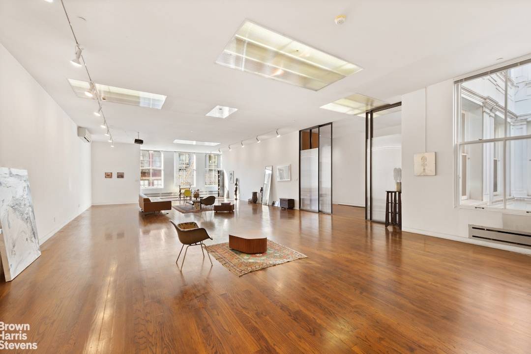 Owning this income producing co op loft is an investment opportunity that does not come along often.