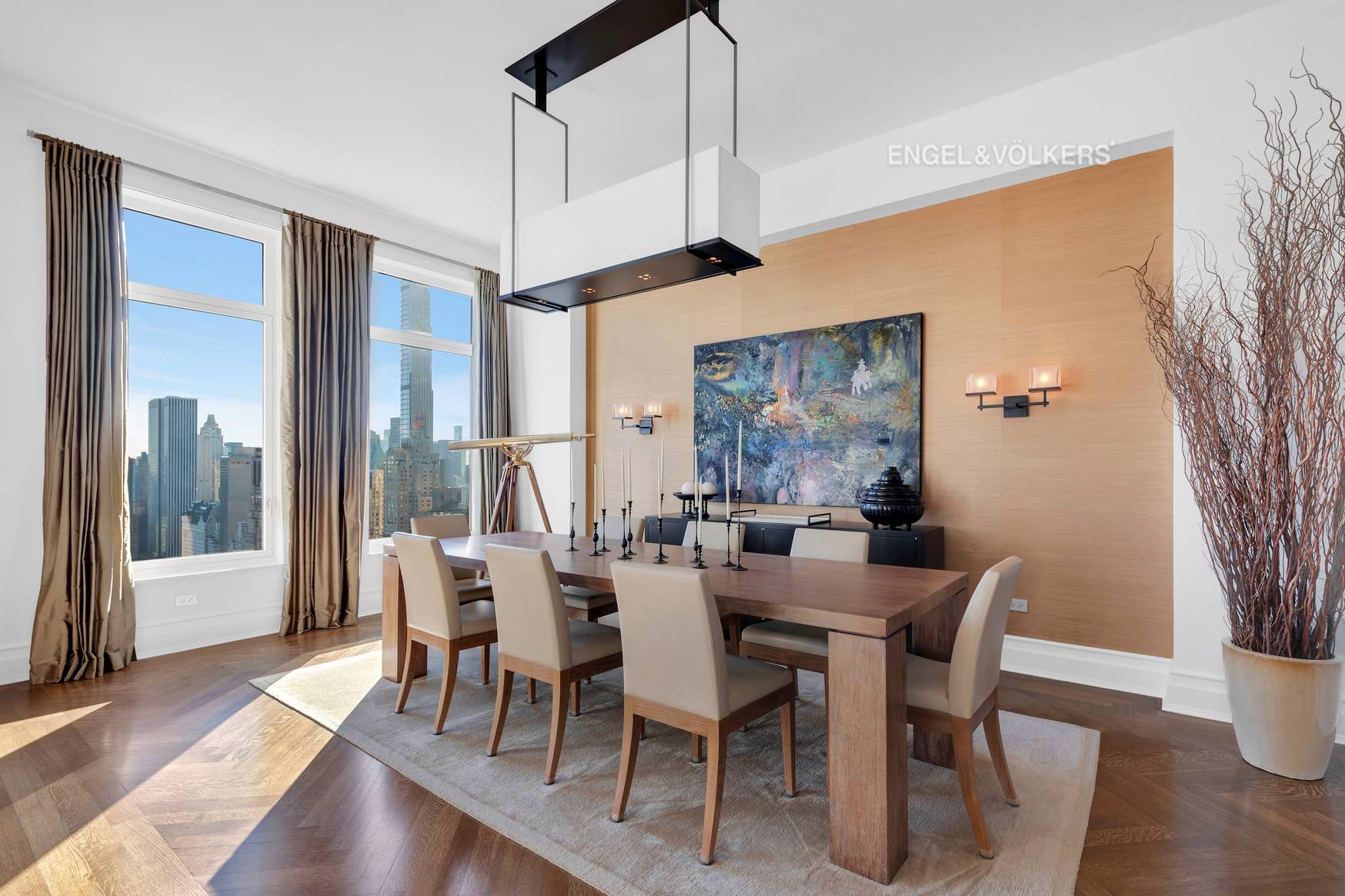 Stunning High Floor Three Bedroom with Iconic Central Park Views Perched on the 34th floor of the prestigious Tower at Fifteen Central Park West, this expansive three bedroom, three and ...