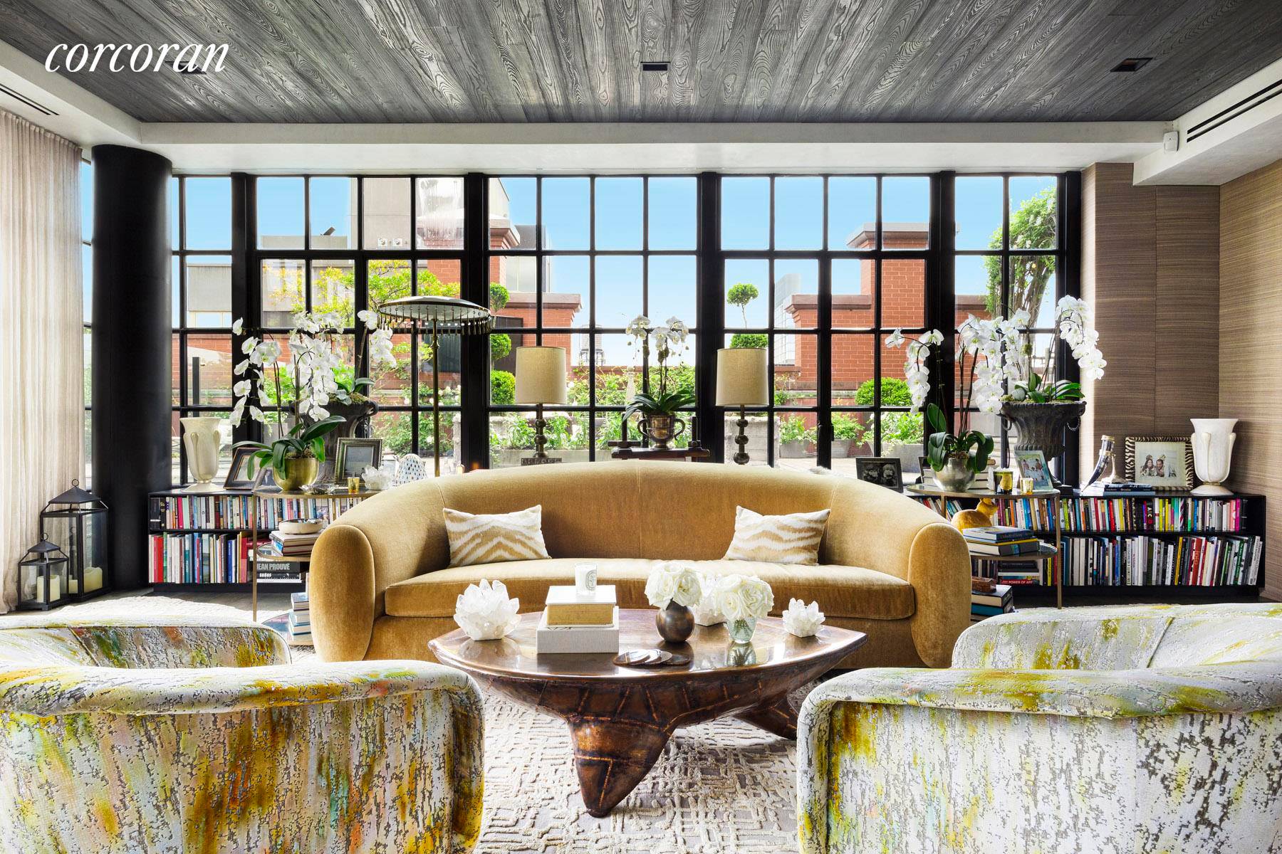 Meticulously designed by AD100 team Fox Nahem Associates, this sprawling masterpiece offers over 8, 000 square feet of combined indoor outdoor living with breathtakingly chic interiors and extraordinary, historic architecture ...