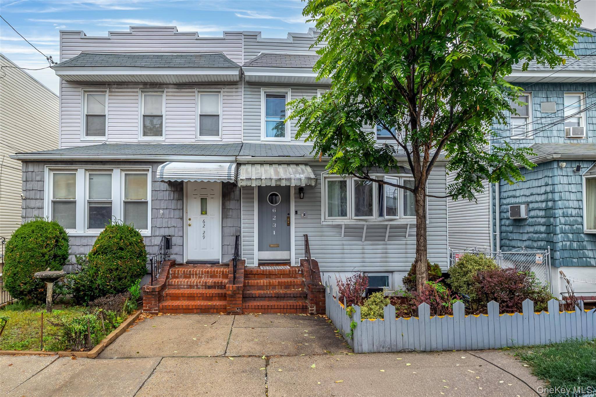 Semi Detached, Midblock Location, 2 Family House total 5 Bedrooms and 3 Full Baths, 1 Car Detached Garage, Share Driveway.