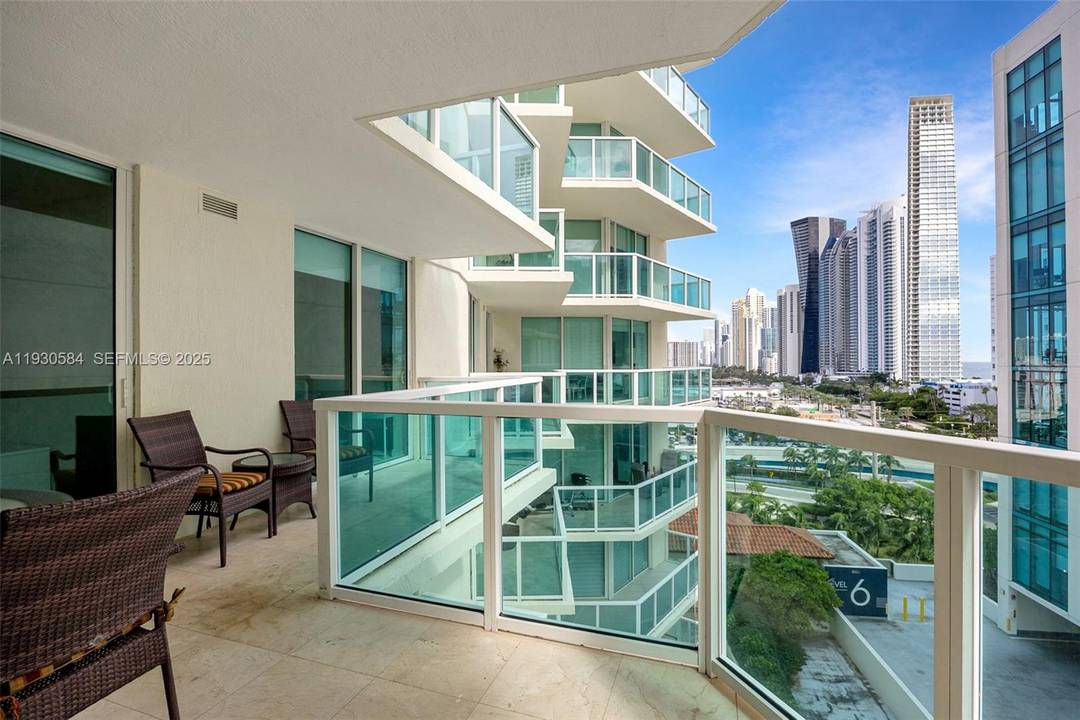 Enjoy elevated coastal living on prestigious Collins Avenue in this elegant 3 bedroom, 2 bath residence with partial ocean, intracoastal, and city views.