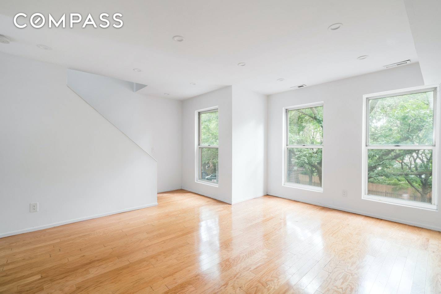 This newly renovated, large 1071 sq ft, light filled, condo DUPLEX two bedroom, 1.