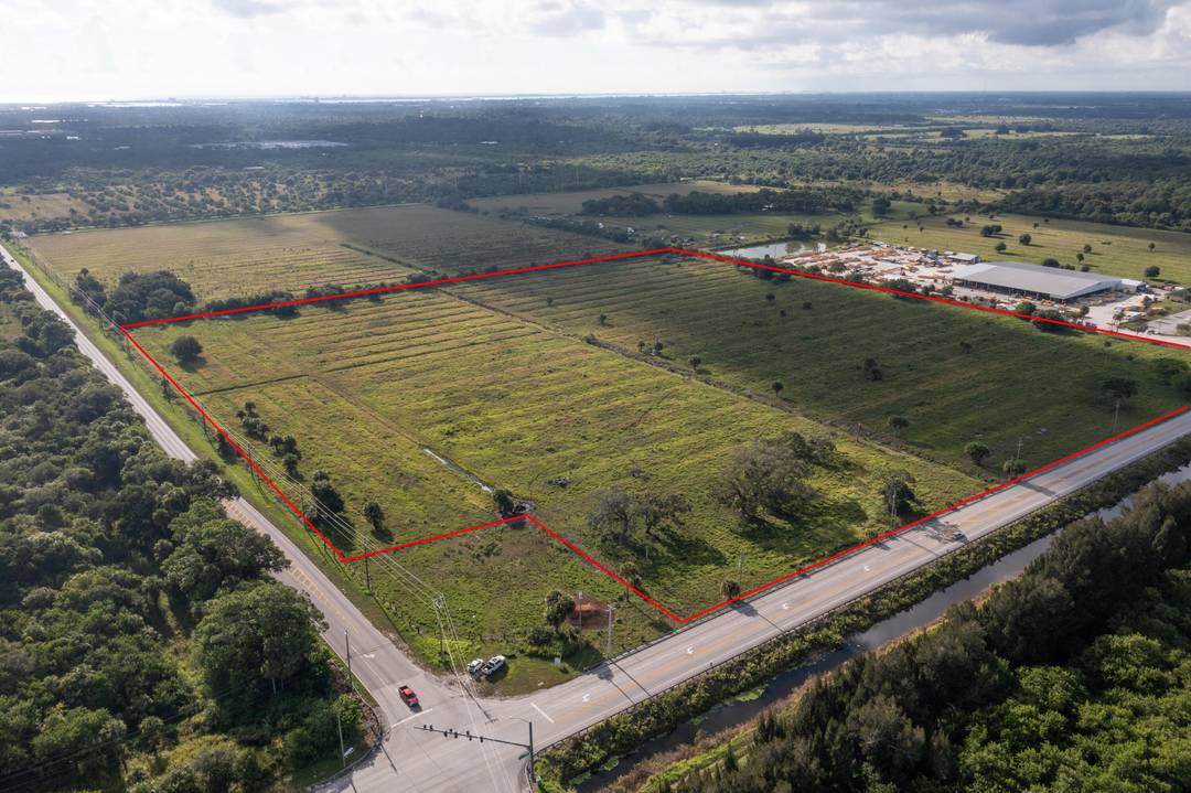33 acres with over 1, 500 feet frontage Kings Hwy and St Lucie Blvd frontage.