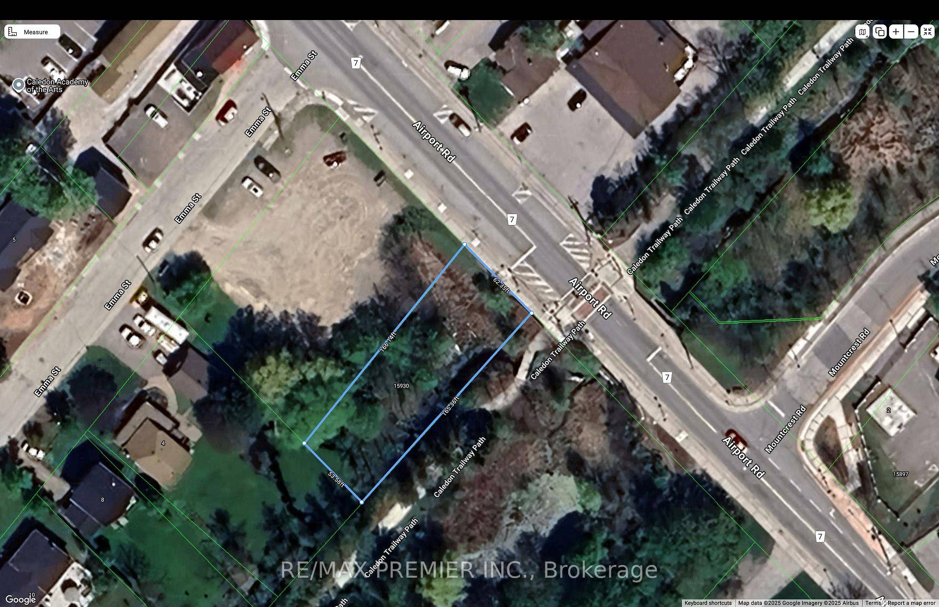 COMMERCIAL LOT WITH FRONTAGE ON AIRPORT RD IN PRIME CALEDON EAST LOCATION.