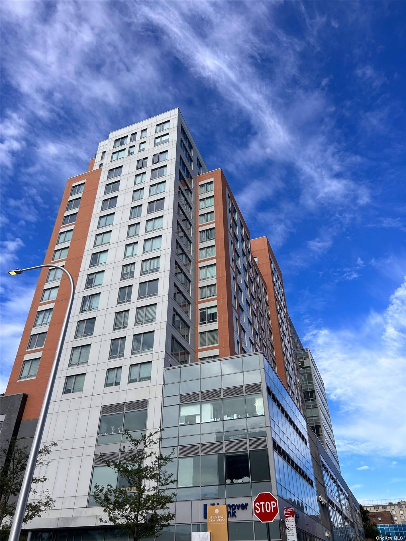 Bright and sunny fully furnished option 2br 2ba unit at Flushing common luxury condo building in the heart of bustling Flushing.