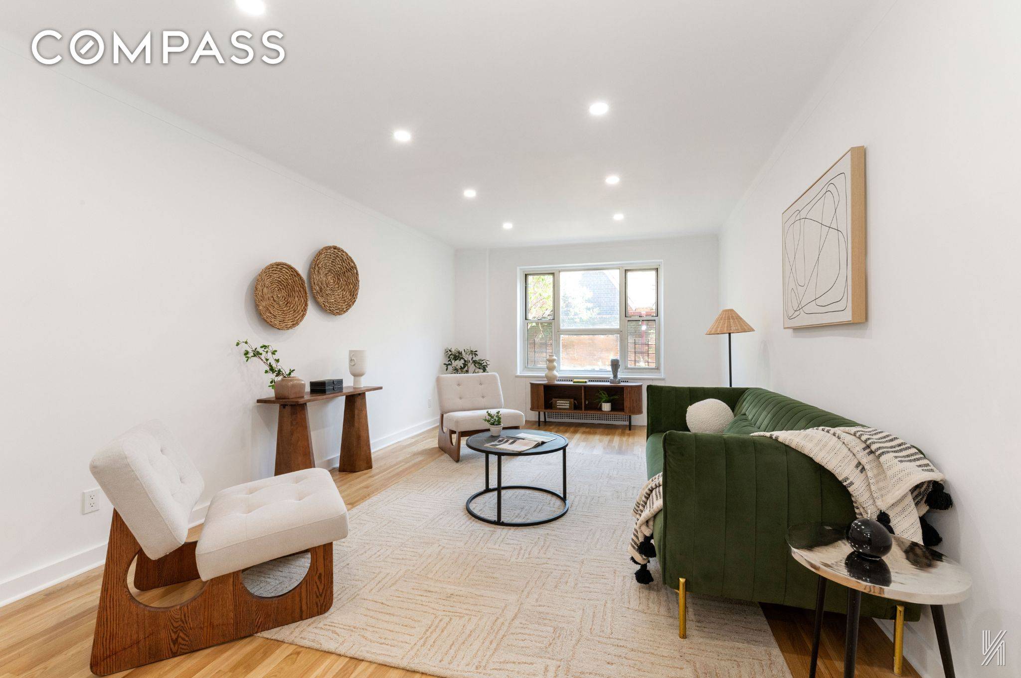 This fully renovated, pin drop quiet one bedroom Sponsor Unit Co op has one of the most coveted floor plans in The Carlton House.