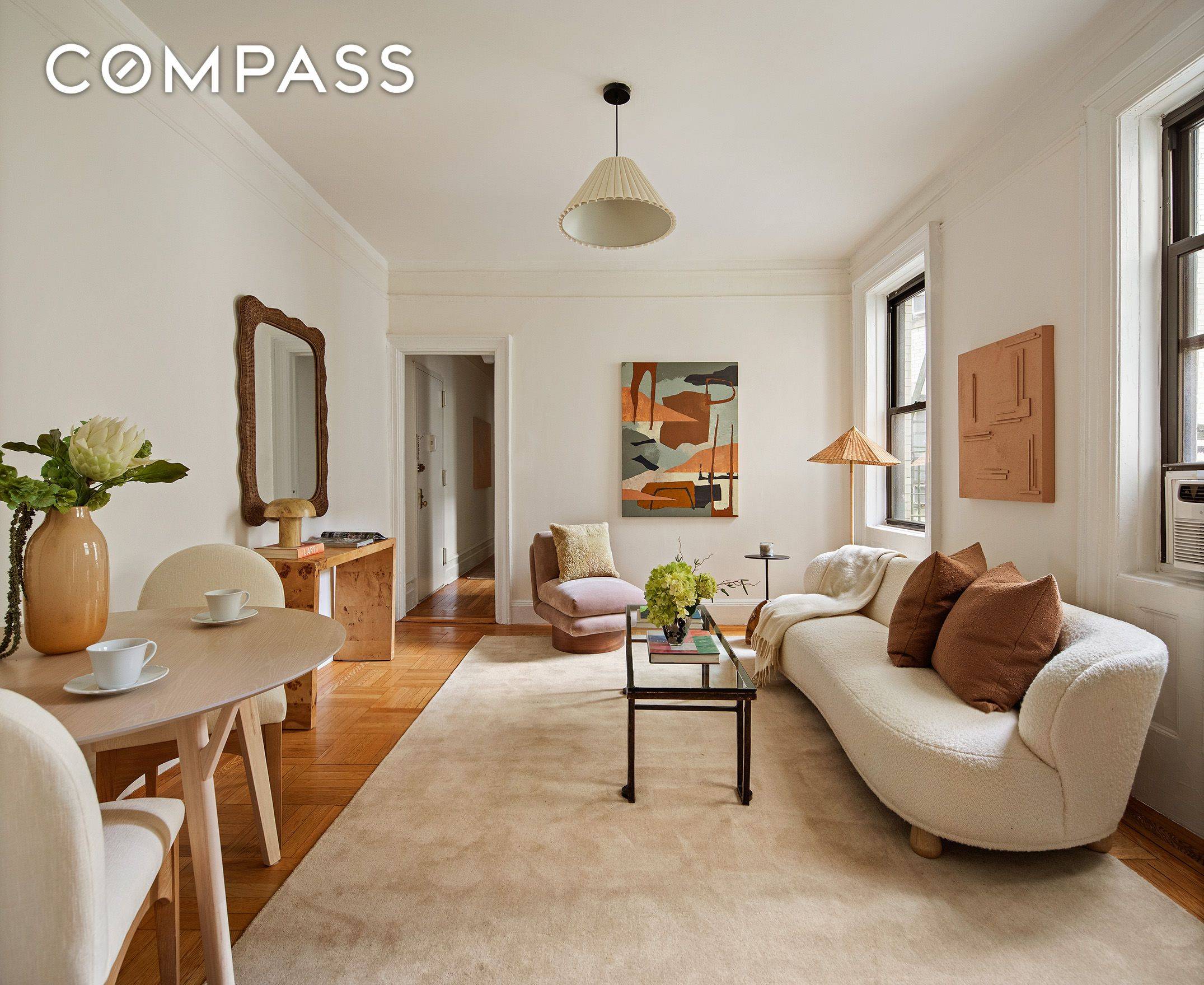 ALL SHOWINGS AND OPEN HOUSE SHOWINGS ARE BY APPOINTMENT ONLY Bright and quiet 2 bedroom located on one of the nicest tree lined blocks in Morningside Heights.