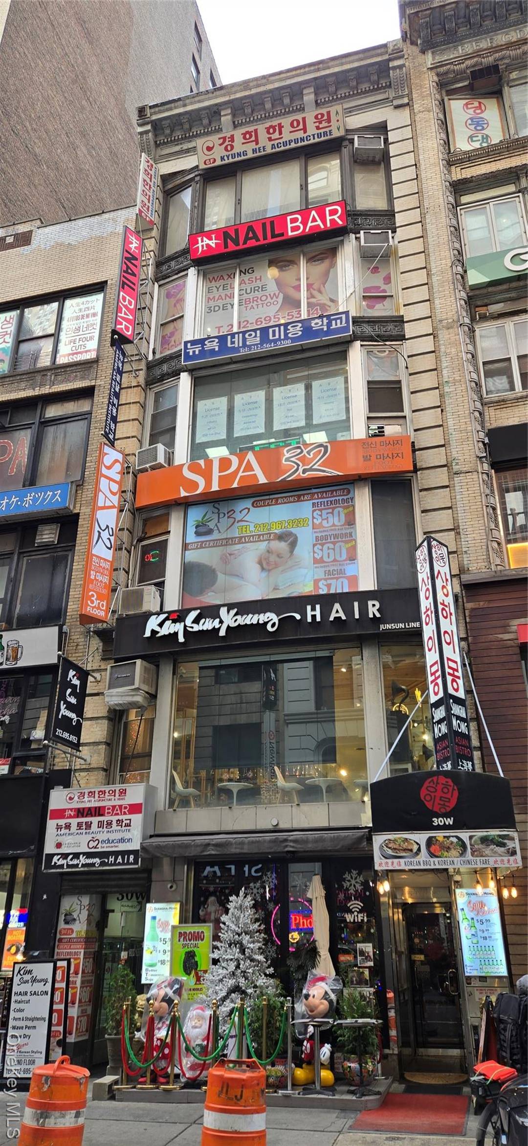 In the middle of the Korea town, near Broadway.