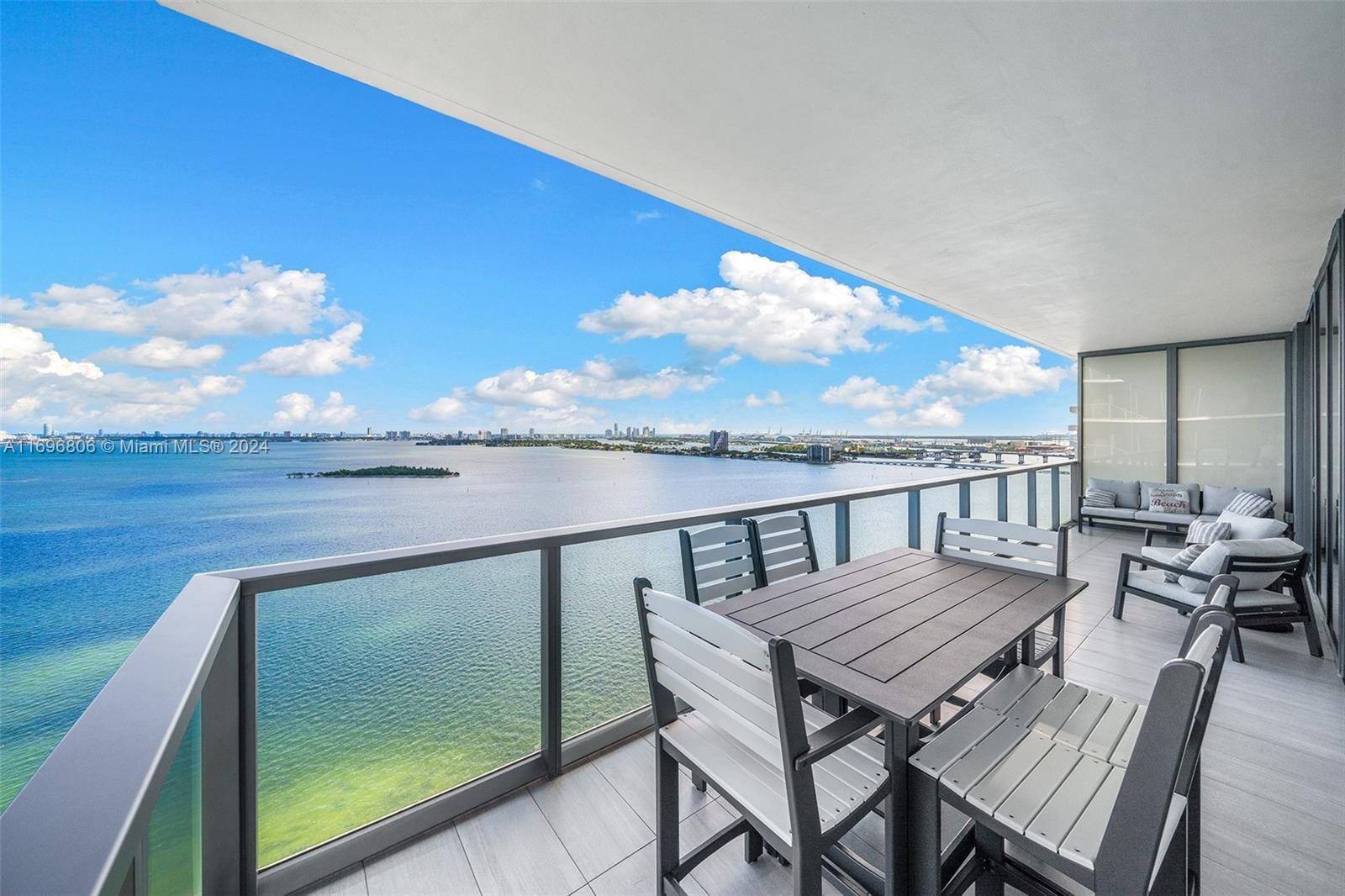 Exquisite 3 Bedroom DEN 4th Bed waterfront residence at Elysee ideally situated along Biscayne Bay in the Edgewater Miami neighborhood offering sheer sophistication with a modern flair.