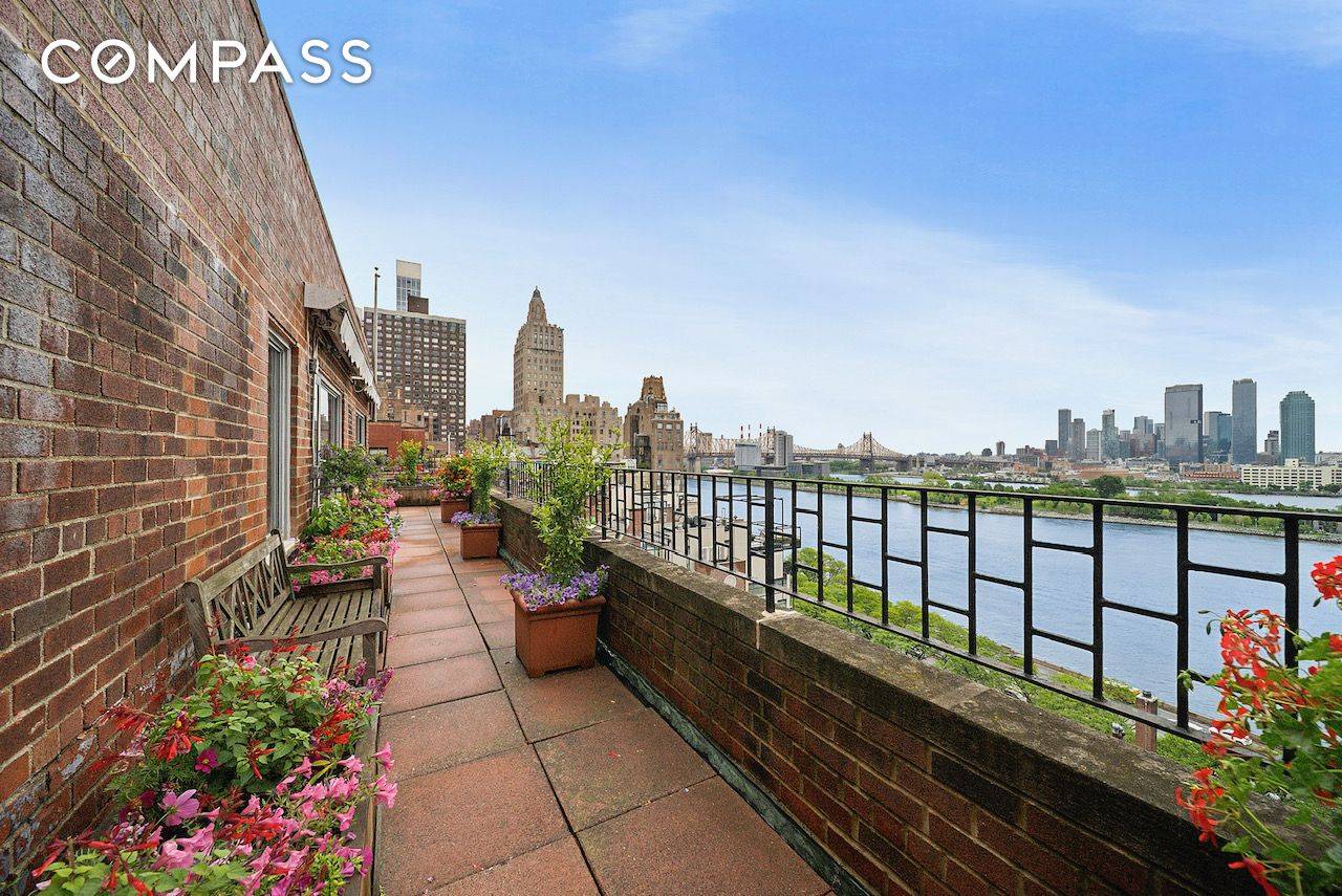 Rare crown jewel Penthouse 2 Bedroom 3 Bathroom trophy home with not one, but two private terraces in the 12 Beekman Place Co op !