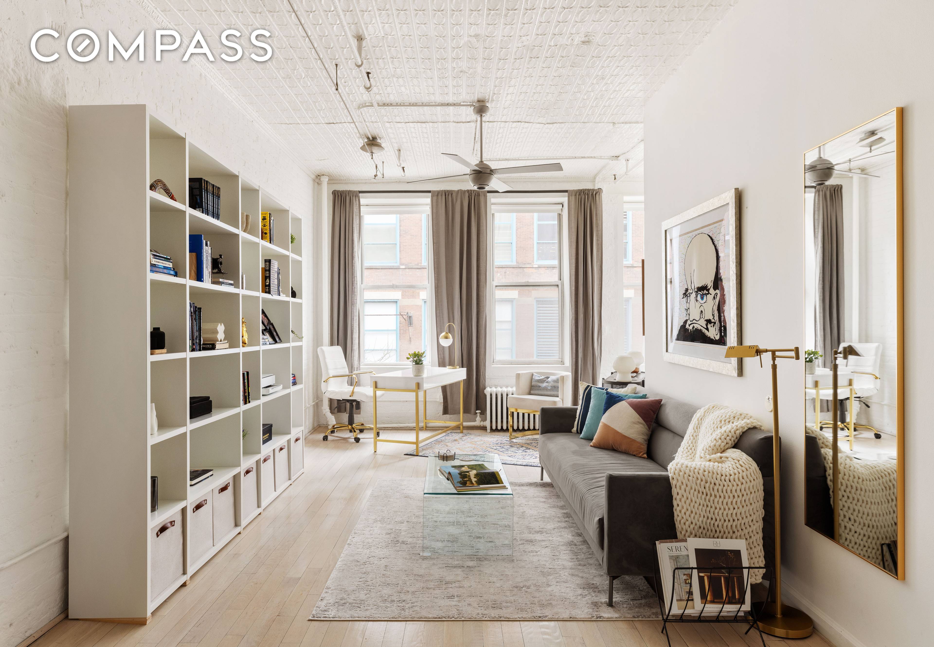 Iconic Greenwich Village Loft Rental Experience the perfect blend of original pre war charm and modern living in this stunning loft of approx 1, 300 sq.