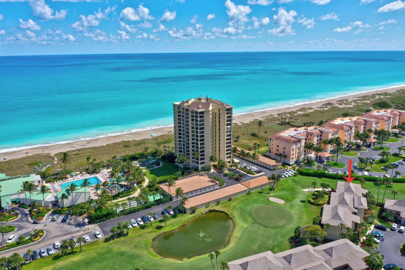 OCEAN VIEWS ! Beautiful 1 bedroom furnished condo at Ocean Village on South Hutchinson Island !