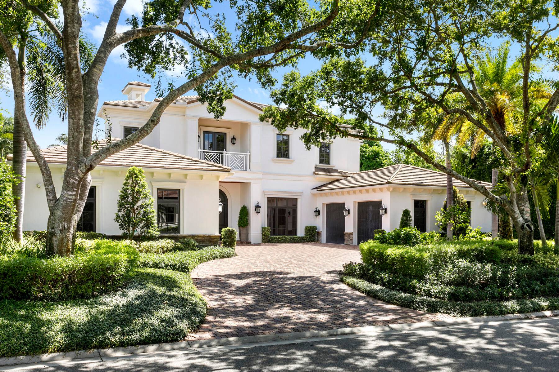 Stunning, custom 4 BR 5. 1 BA waterfront estate with 100' of navigable frontage, private dock, 5, 779 SF of luxury living and a 3 car garage.